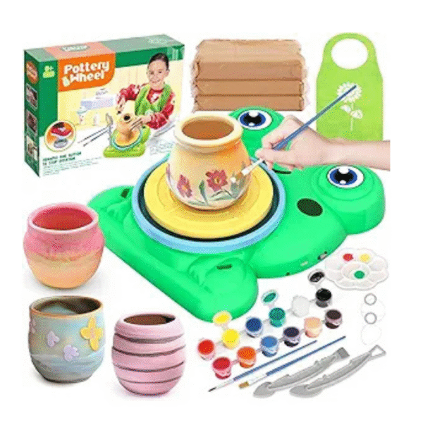 Pottery Wheel for Kids - Complete Pottery Painting Kit